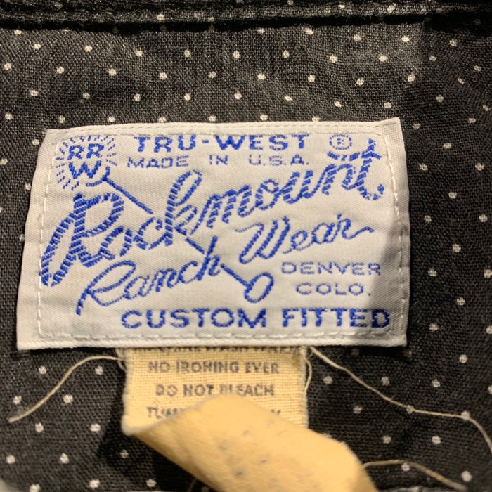 Rock Mount 70‘s ウェスタンシャツ | Vintage.City 古着屋、古着コーデ情報を発信