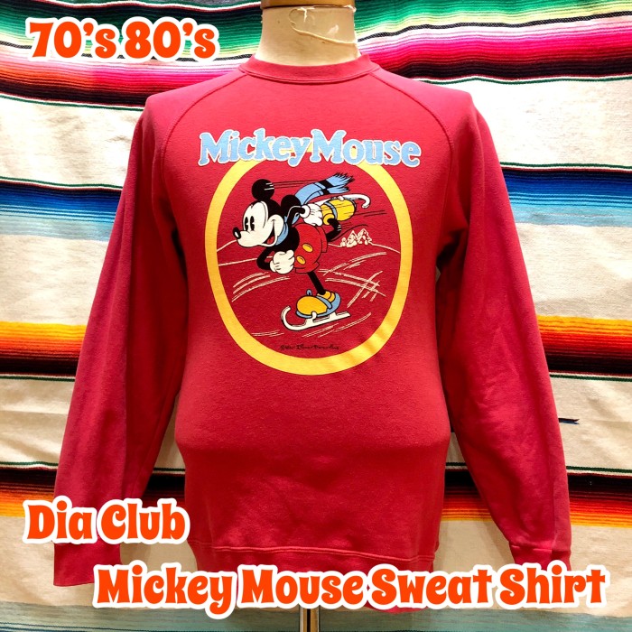 70's 80's Dia Club Mickey Mouse スウェット | Vintage.City