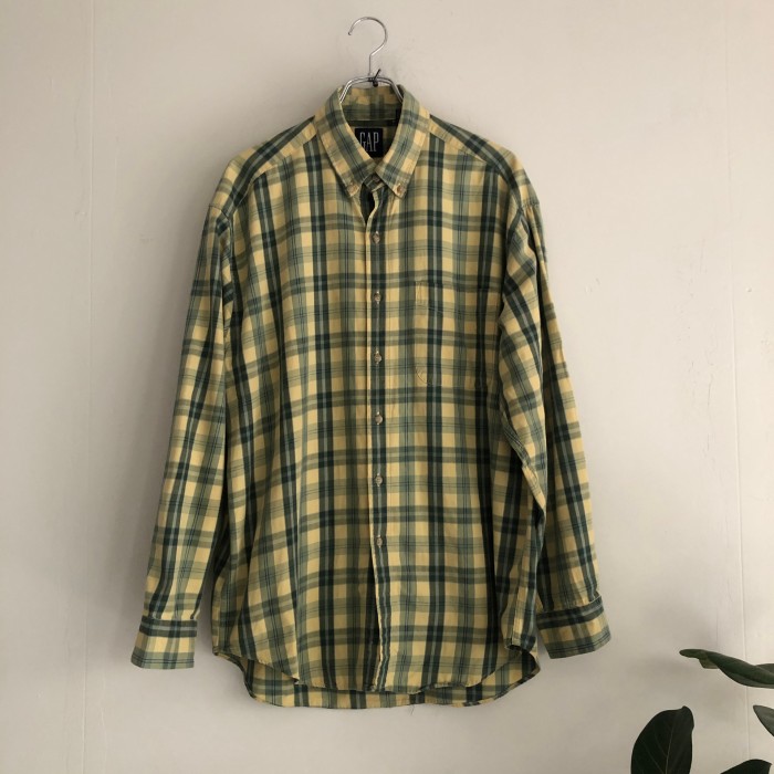 90's〜00's GAP check shirt | Vintage.City 古着屋、古着コーデ情報を発信