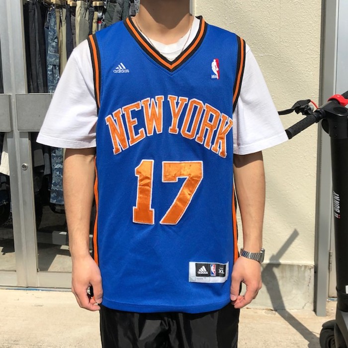 5933.NBA ニューヨークニックス ゲームシャツ リン アディダス XL | Vintage.City 古着屋、古着コーデ情報を発信
