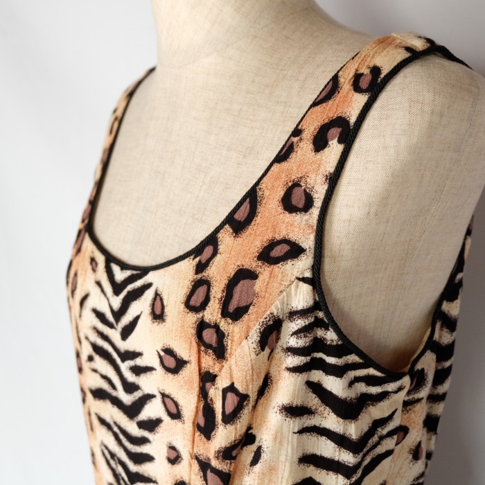 Made in usa vintage leopard jumpsuit | Vintage.City 古着屋、古着コーデ情報を発信