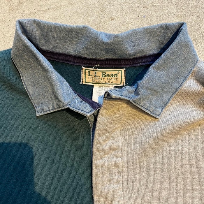 90s L.L.Bean patchwork polo | Vintage.City 古着屋、古着コーデ情報を発信