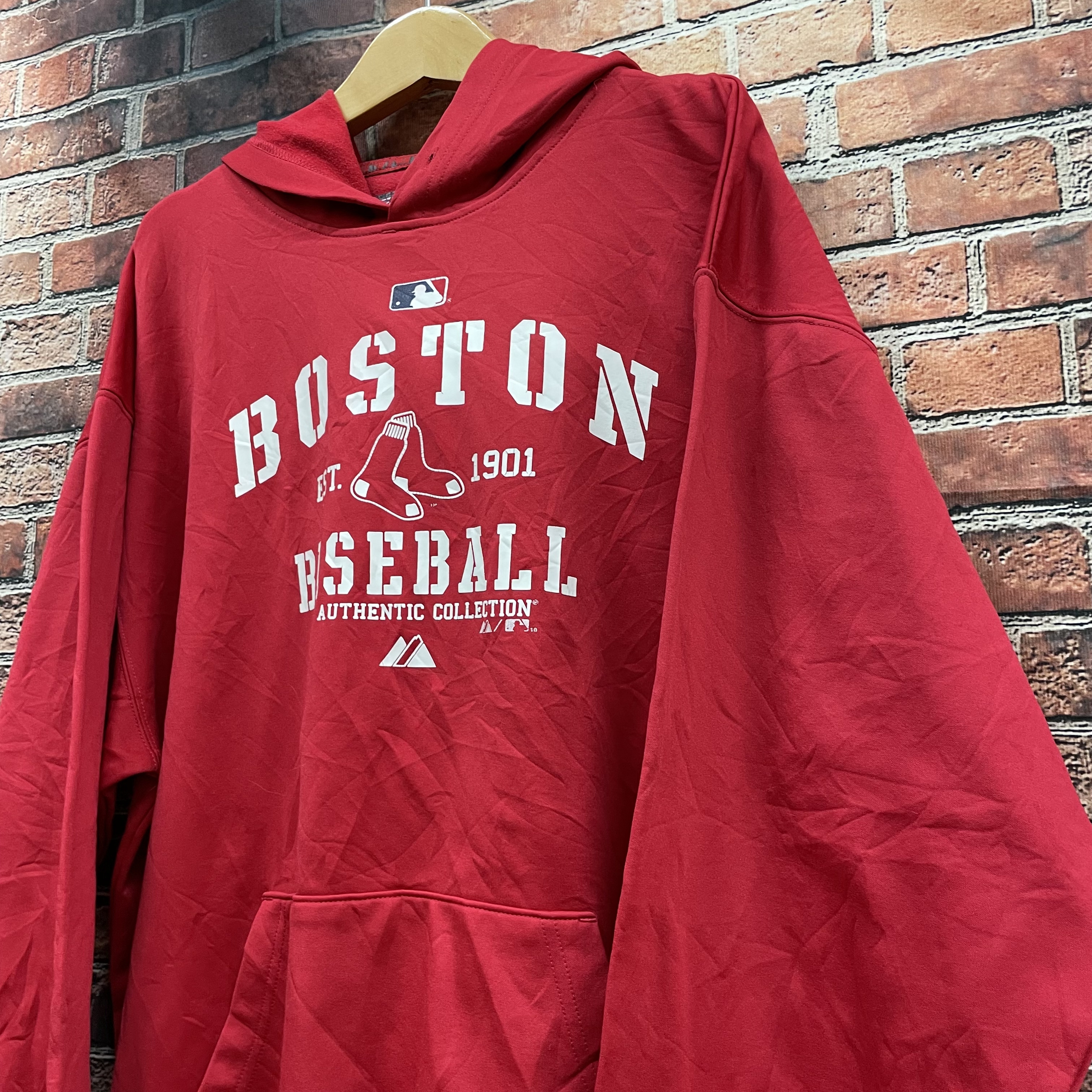 Majestic MLB BOSTON REDSOX ボストンレッドソックス スウェットプル