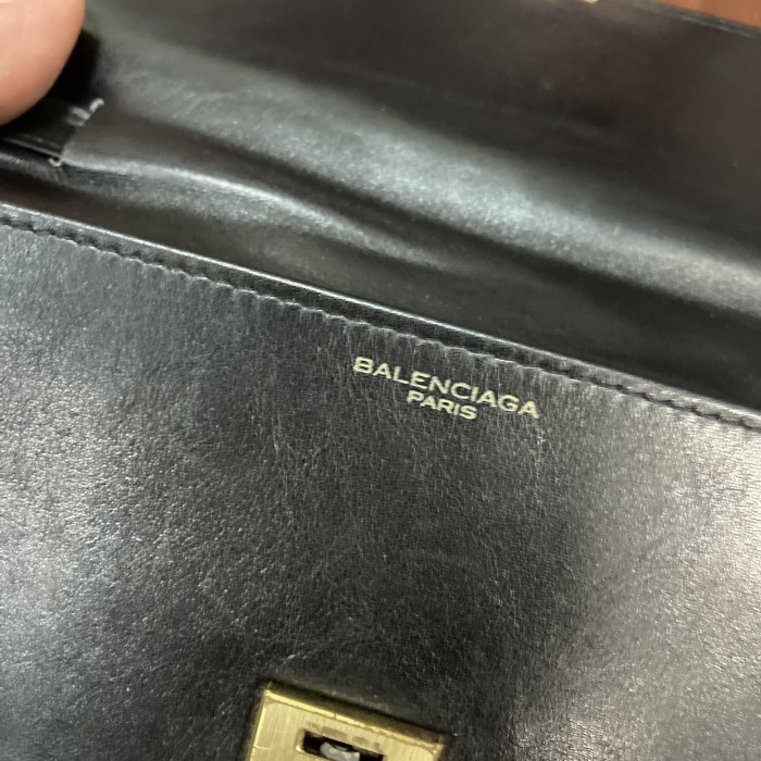 BALENCIAGA vintage leather clutch back | Vintage.City 빈티지숍, 빈티지 코디 정보