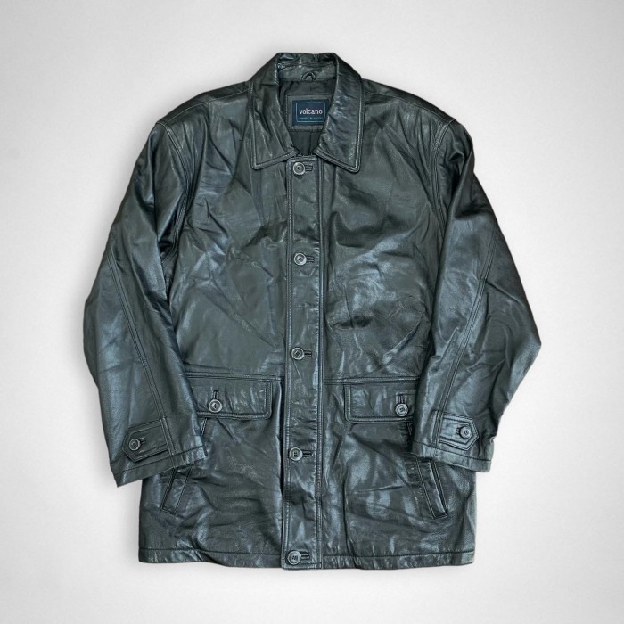 old Sheepskin Leather Half Coat | Vintage.City 빈티지숍, 빈티지 코디 정보