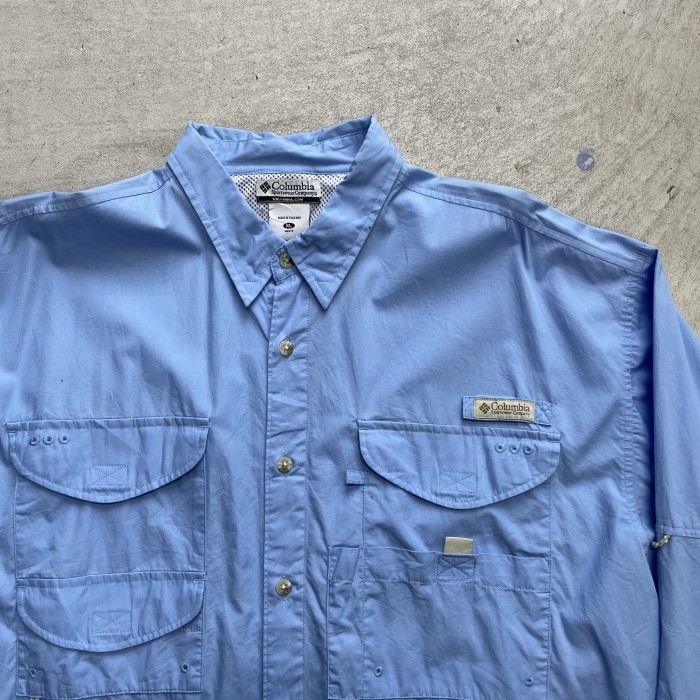 90s Columbia nylon shirt / lavender | Vintage.City 빈티지숍, 빈티지 코디 정보