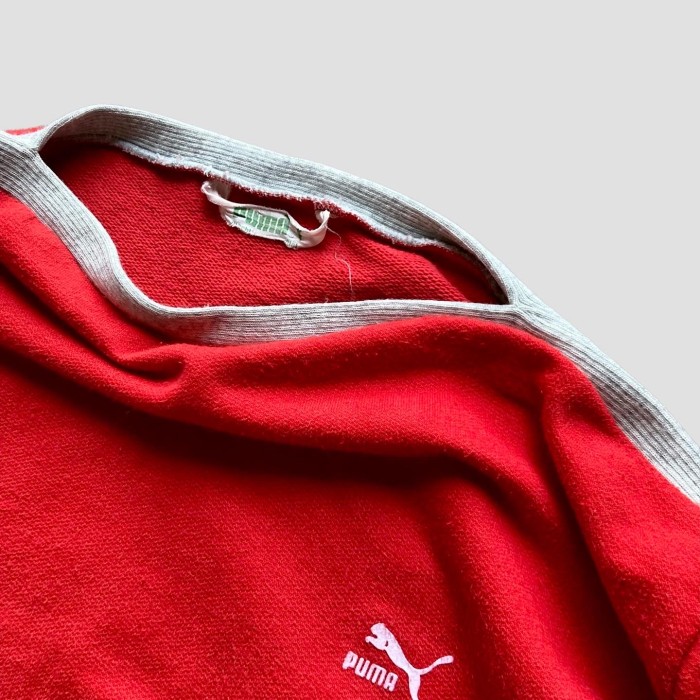 70’s PUMA Boat Neck Pullover Made in Ita | Vintage.City 古着屋、古着コーデ情報を発信