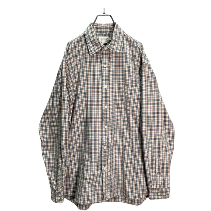 90s J.CREW L/S check shirt | Vintage.City 빈티지숍, 빈티지 코디 정보