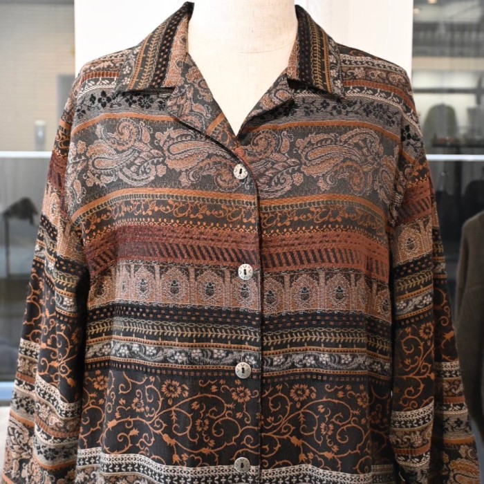 pattern shirt | Vintage.City 빈티지숍, 빈티지 코디 정보