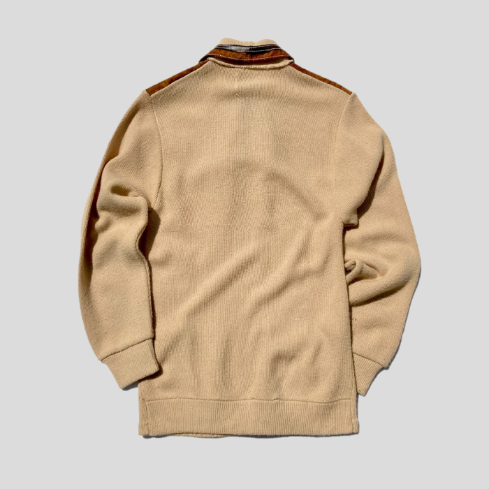70’s HILTON Leather × Knit Western Shirt | Vintage.City 古着屋、古着コーデ情報を発信