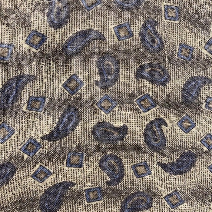 “Bugle Boy” L/S Collarless Pattern Shirt | Vintage.City 古着屋、古着コーデ情報を発信