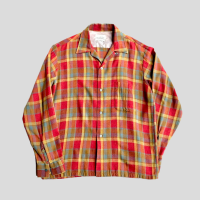 60’s BRENT Open Collar Check Shirt | Vintage.City ヴィンテージ 古着