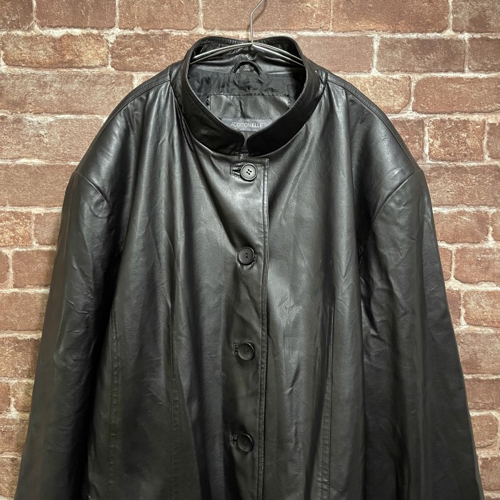 【Vintage fake leather jacket④】レザージャケット | Vintage.City 古着屋、古着コーデ情報を発信