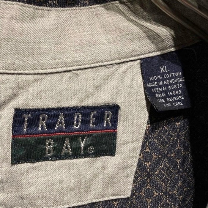 “TRADER BAY” L/S Fine Pattern Shirt | Vintage.City 빈티지숍, 빈티지 코디 정보