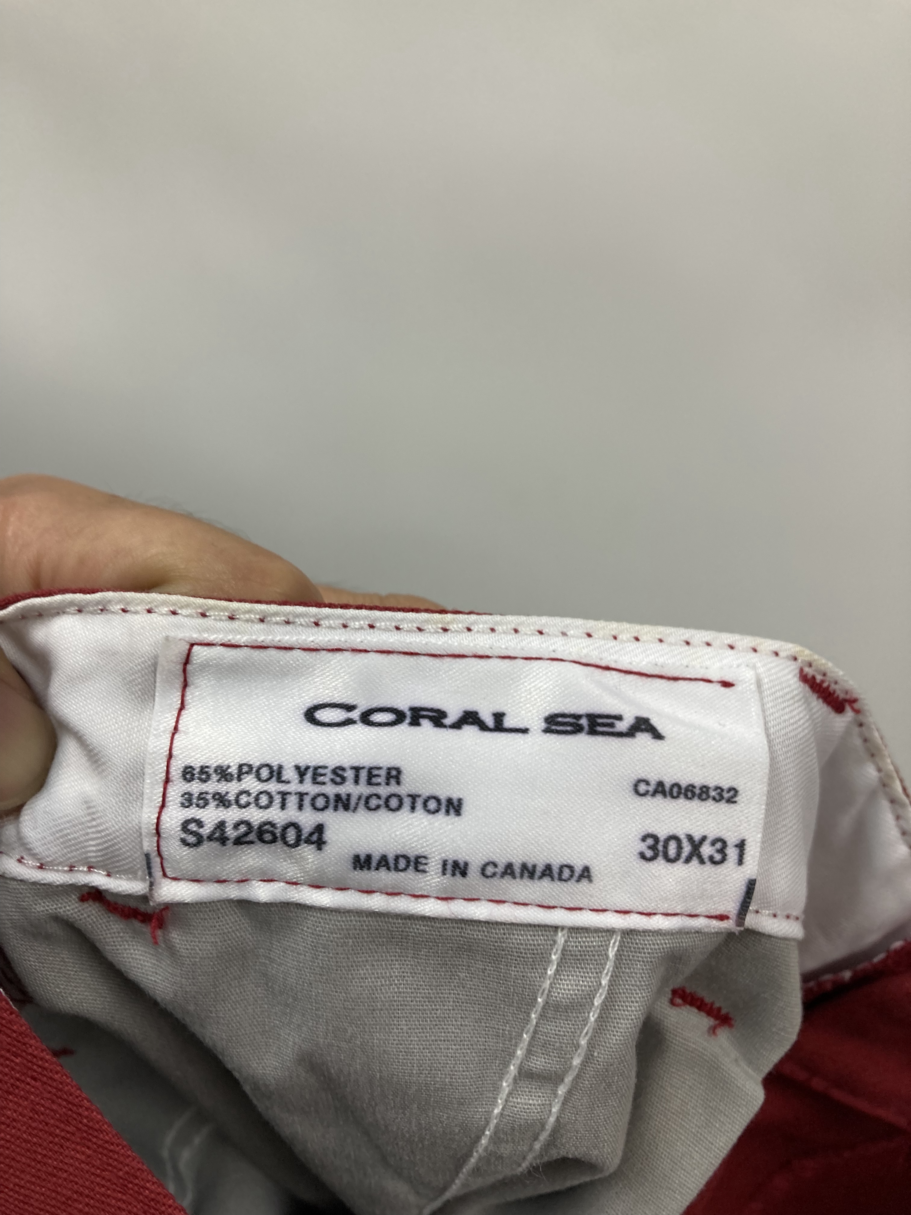 販売専門店 CORAL SEL カナダ製WORK PANTS W30 L31 ワークパンツ/カーゴパンツ
