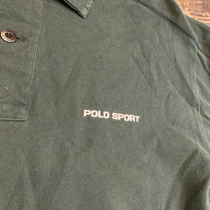 ビンテージ 90年代 ポロスポーツ ロゴ刺繍 ポロシャツ XL グリーン | Vintage.City 古着屋、古着コーデ情報を発信