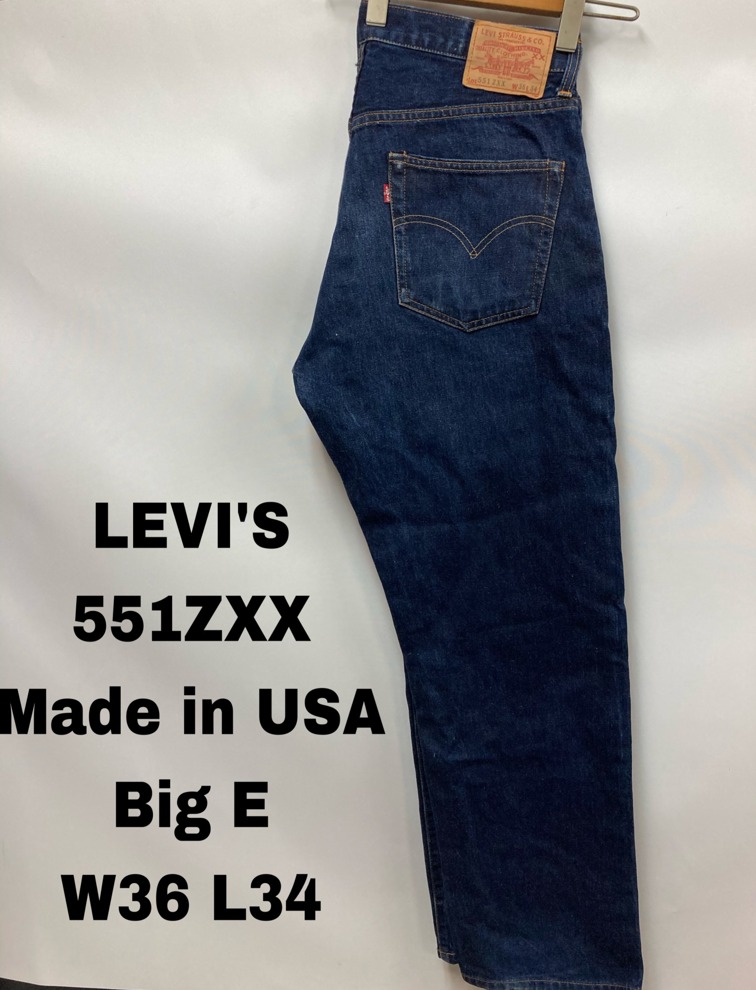 551ZXX 90's LEVI'S Big E ブルーデニム w36 L34 | Vintage.City