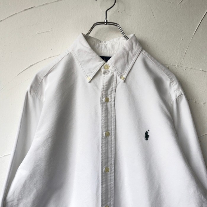 "Ralph Lauren" BD shirt ラルフシャツ グリーンポニー | Vintage.City 古着屋、古着コーデ情報を発信