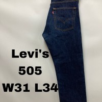 505 Levi’s ブルーデニムW31 L34 濃紺 | Vintage.City ヴィンテージ 古着