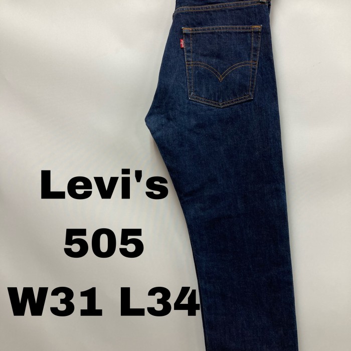 505 Levi’s ブルーデニムW31 L34 濃紺 | Vintage.City 古着屋、古着コーデ情報を発信