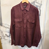 fake suede shirt | Vintage.City ヴィンテージ 古着