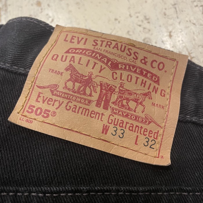 LEVI'S 505後染めブラック | Vintage.City 古着屋、古着コーデ情報を発信