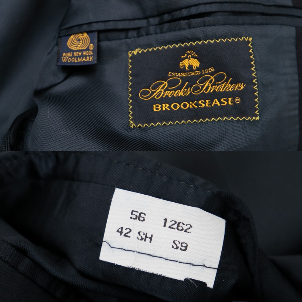 ジャケット Brooks ウール生地 紺ブレ ジャケット USA製の通販 by くれ 