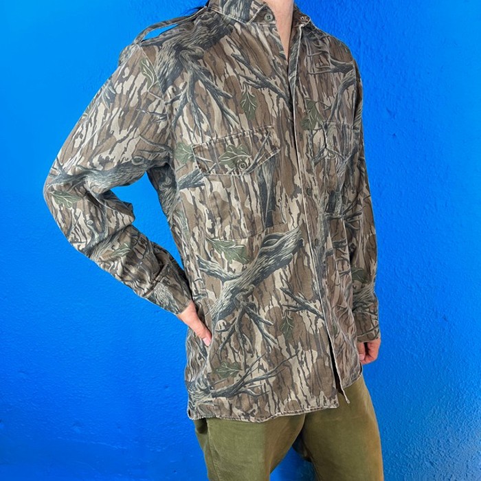 80s Camouflage Long Sleeve Shirt | Vintage.City ヴィンテージ 古着