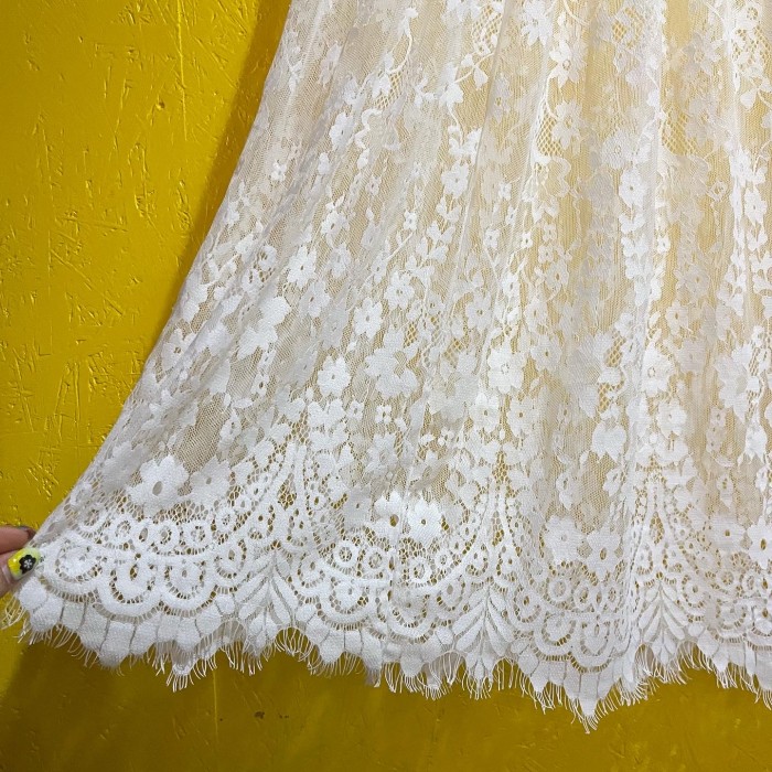vintage white lace long skirt/2241 | Vintage.City 古着屋、古着コーデ情報を発信