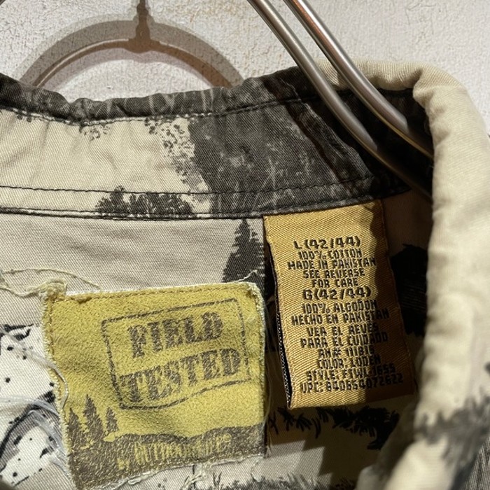 “FIELD TESTED” L/S Pattern Shirt | Vintage.City 古着屋、古着コーデ情報を発信
