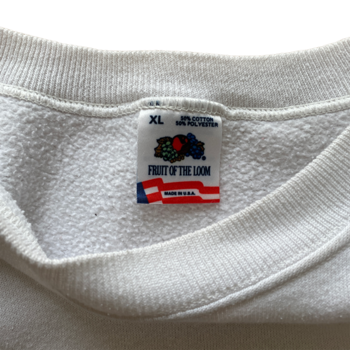 90s FRUIT OF THE ROOM Print Sweat Shirt | Vintage.City 빈티지숍, 빈티지 코디 정보
