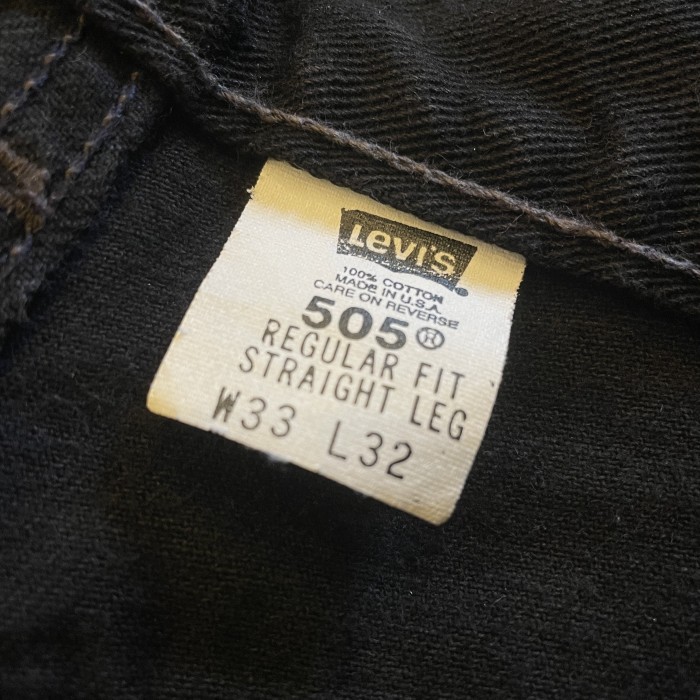 LEVI'S 505後染めブラック | Vintage.City 古着屋、古着コーデ情報を発信