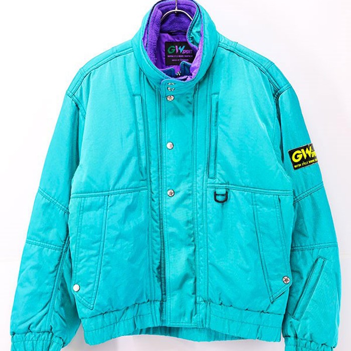 80s GW SPORT Gimmick Padded Nylon Jacket | Vintage.City 빈티지숍, 빈티지 코디 정보