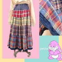 vintage check pattern skirt | Vintage.City ヴィンテージ 古着