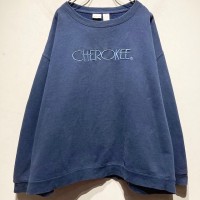 “CHEROKEE” Embroidered Sweat Shirt | Vintage.City ヴィンテージ 古着