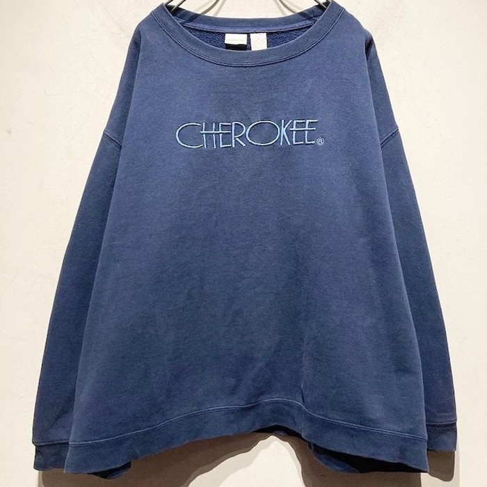 “CHEROKEE” Embroidered Sweat Shirt | Vintage.City 빈티지숍, 빈티지 코디 정보