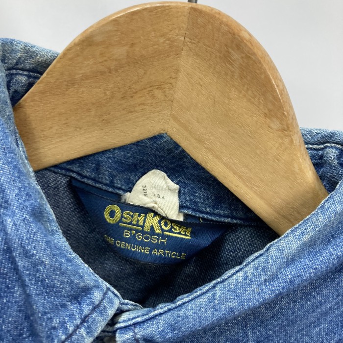 USA製OSHKOSH 80’sブルーデニムシャツ | Vintage.City 빈티지숍, 빈티지 코디 정보