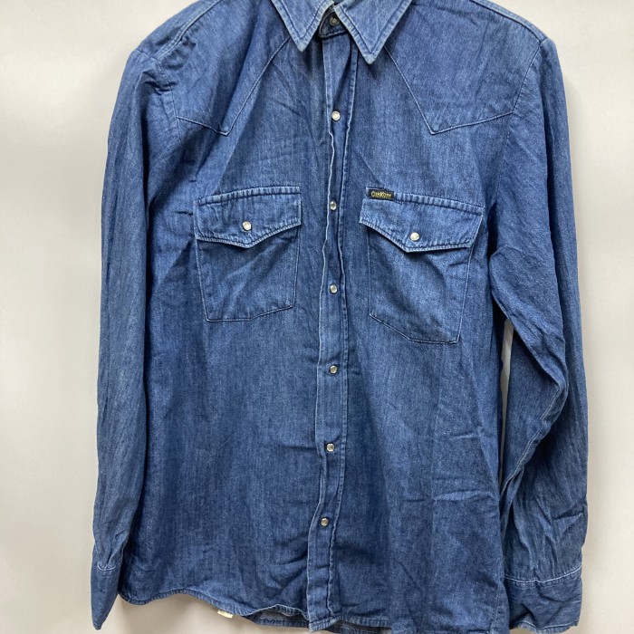 USA製OSHKOSH 80’sブルーデニムシャツ | Vintage.City 古着屋、古着コーデ情報を発信