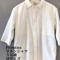 Prentiss プレンティス リネンシャツ ５分袖 Mサイズ | Vintage.City ヴィンテージ 古着
