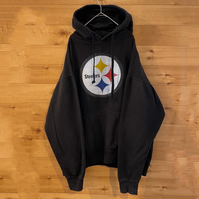 AMS】NFL STEELERS プリント スウェット パーカー XL 古着 | Vintage.City