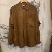 fake suede shirt | Vintage.City ヴィンテージ 古着