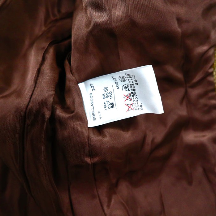 RALPH LAUREN ツイードジャケット 11 ブラウン ウール 刺繍 | Vintage.City 古着屋、古着コーデ情報を発信