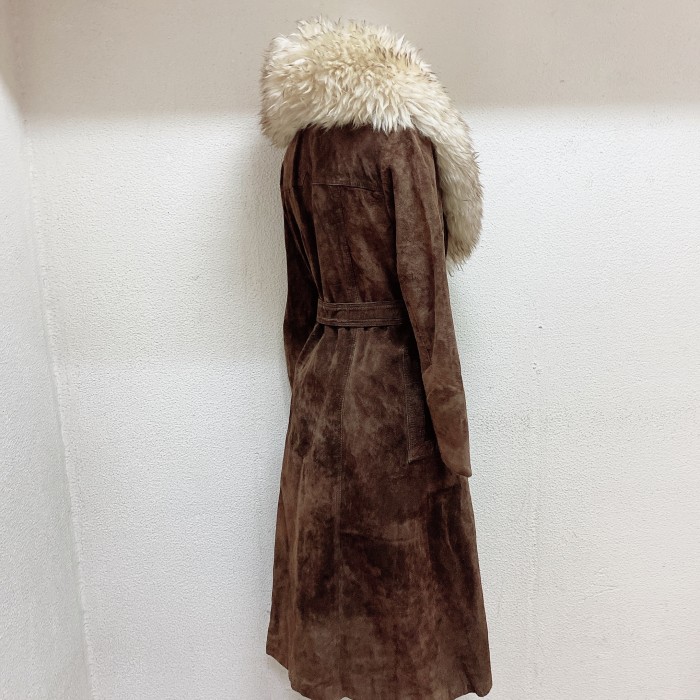 ヴィンテージ　スウェードコート　焦げ茶　vintage suede coat | Vintage.City 古着屋、古着コーデ情報を発信