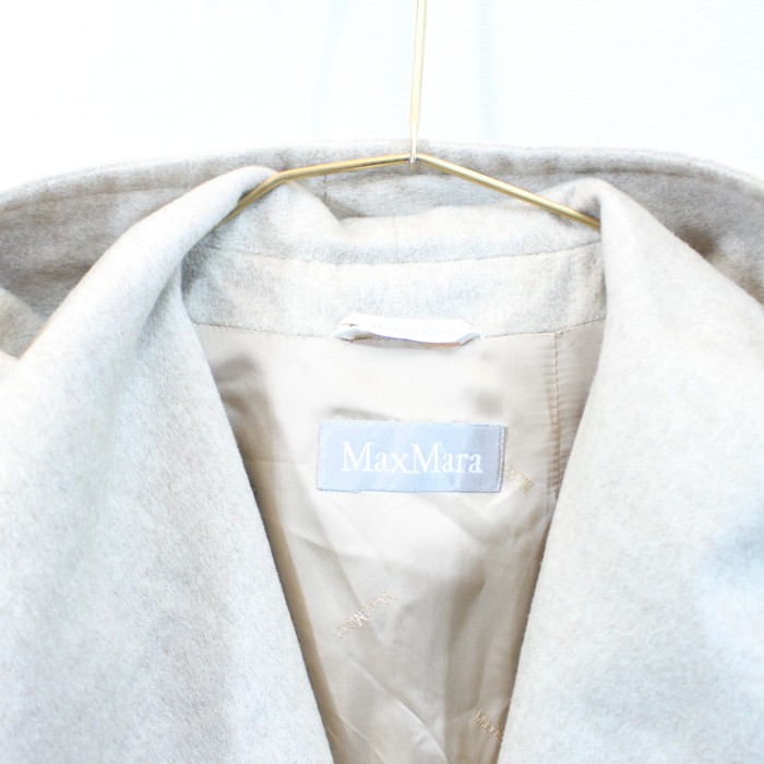 MAX MARAマックスマーラカシミヤ100%フーデッドベルテッドオーバーコート | Vintage.City 古着屋、古着コーデ情報を発信
