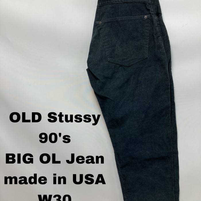 OLD Stussy 90's USA製BIG OL Jeanコーデュロイw30 | Vintage.City