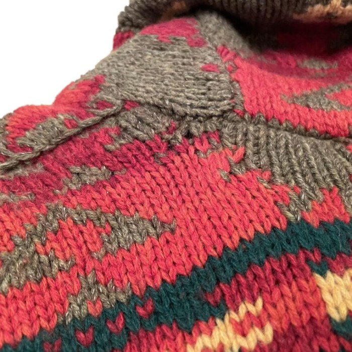 POLO shawl color knit | Vintage.City 古着屋、古着コーデ情報を発信