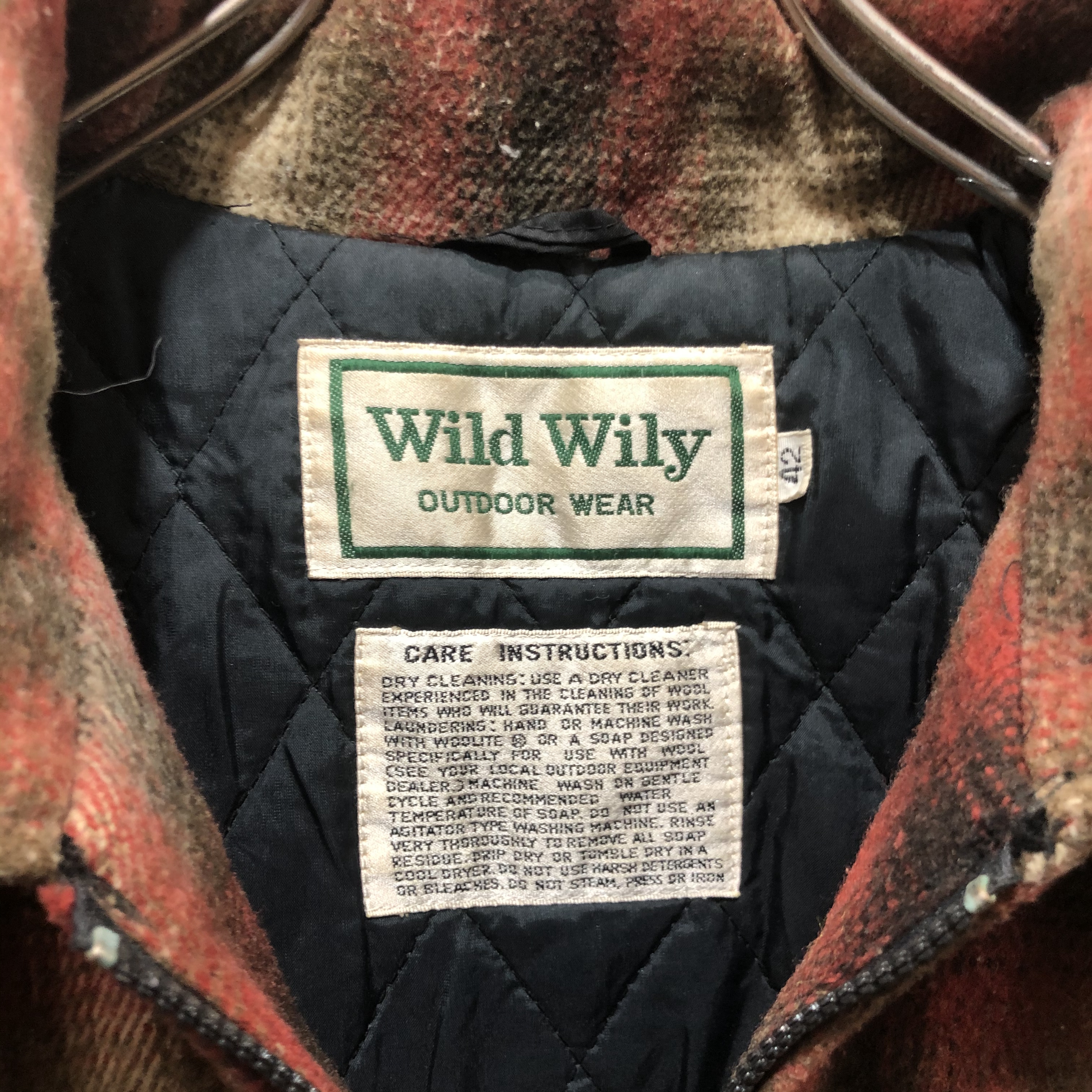90s古着 WILD WILY 42 オンブレチェック ウールジャケット | Vintage.City