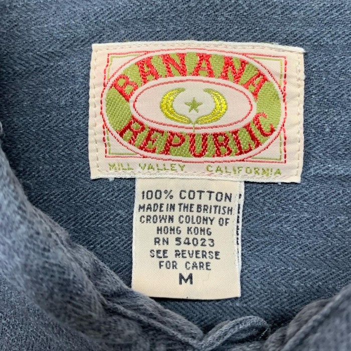 80'S BANANA REPUBLIC 旧タグ ヘリンボーン ワークシャツ | Vintage.City 빈티지숍, 빈티지 코디 정보