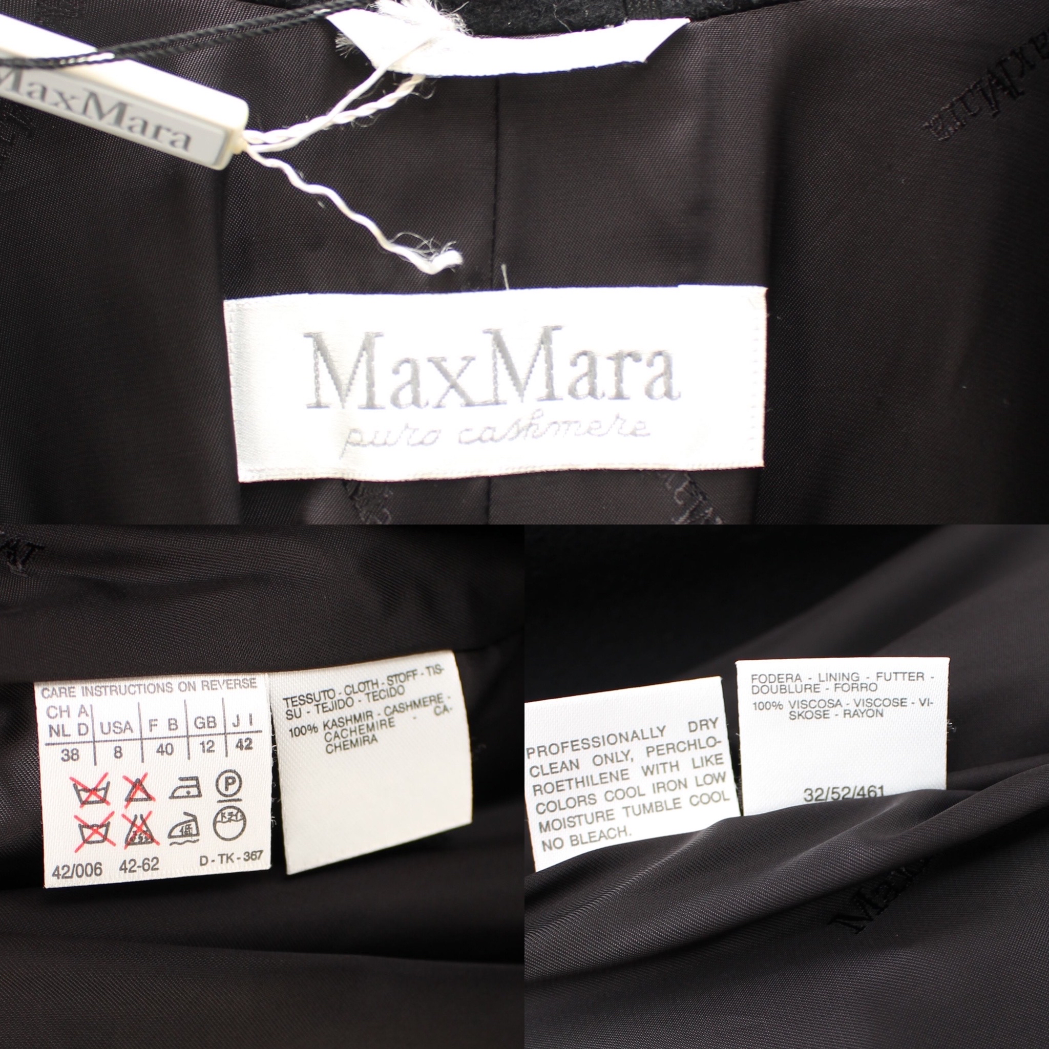MAX MARA マックスマーラカシミヤ100%マキシ丈オーバーコート 