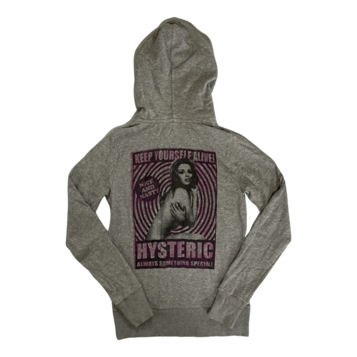 Hysteric Glamour Zip-up Hoodie Grey | Vintage.City 古着屋、古着コーデ情報を発信